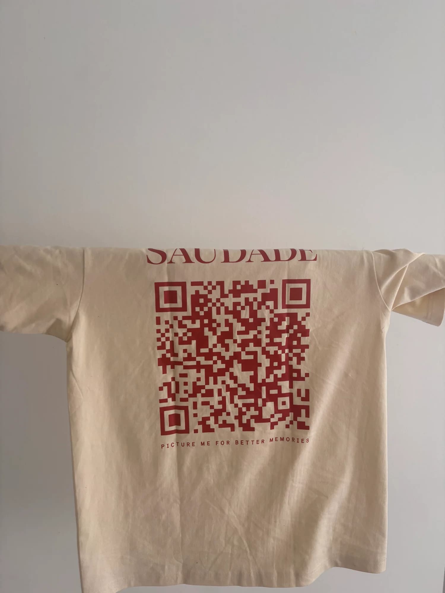 From the Saudade idea to a physical shirt.